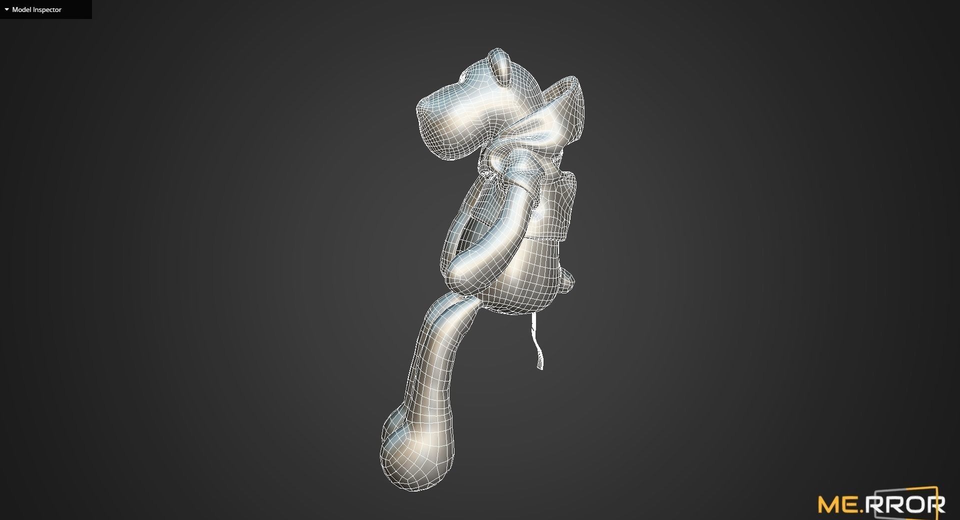 Game Ready Hoodie Teddy Bear Low-poly 3D model_11