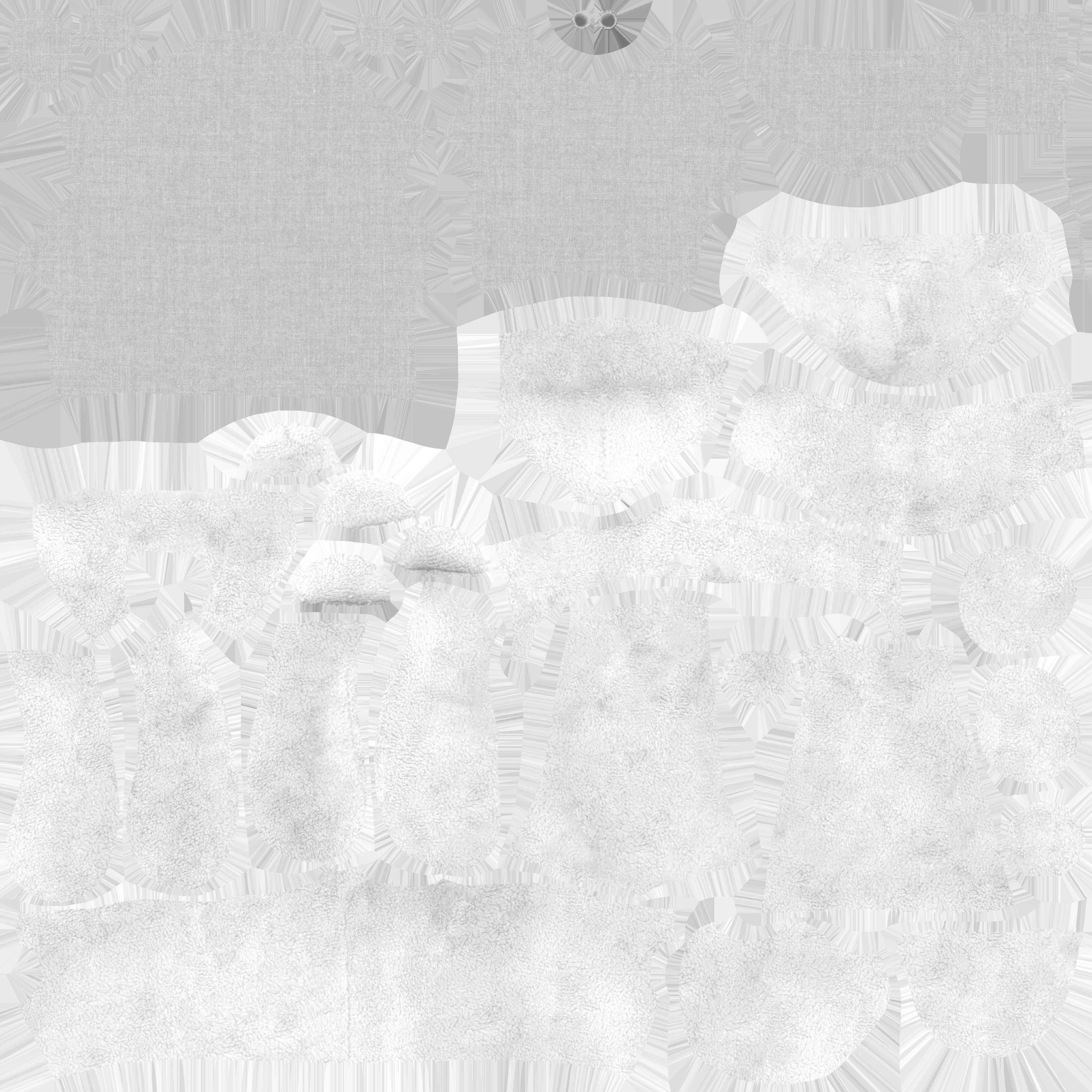 Game Ready Hoodie Teddy Bear Low-poly 3D model_15