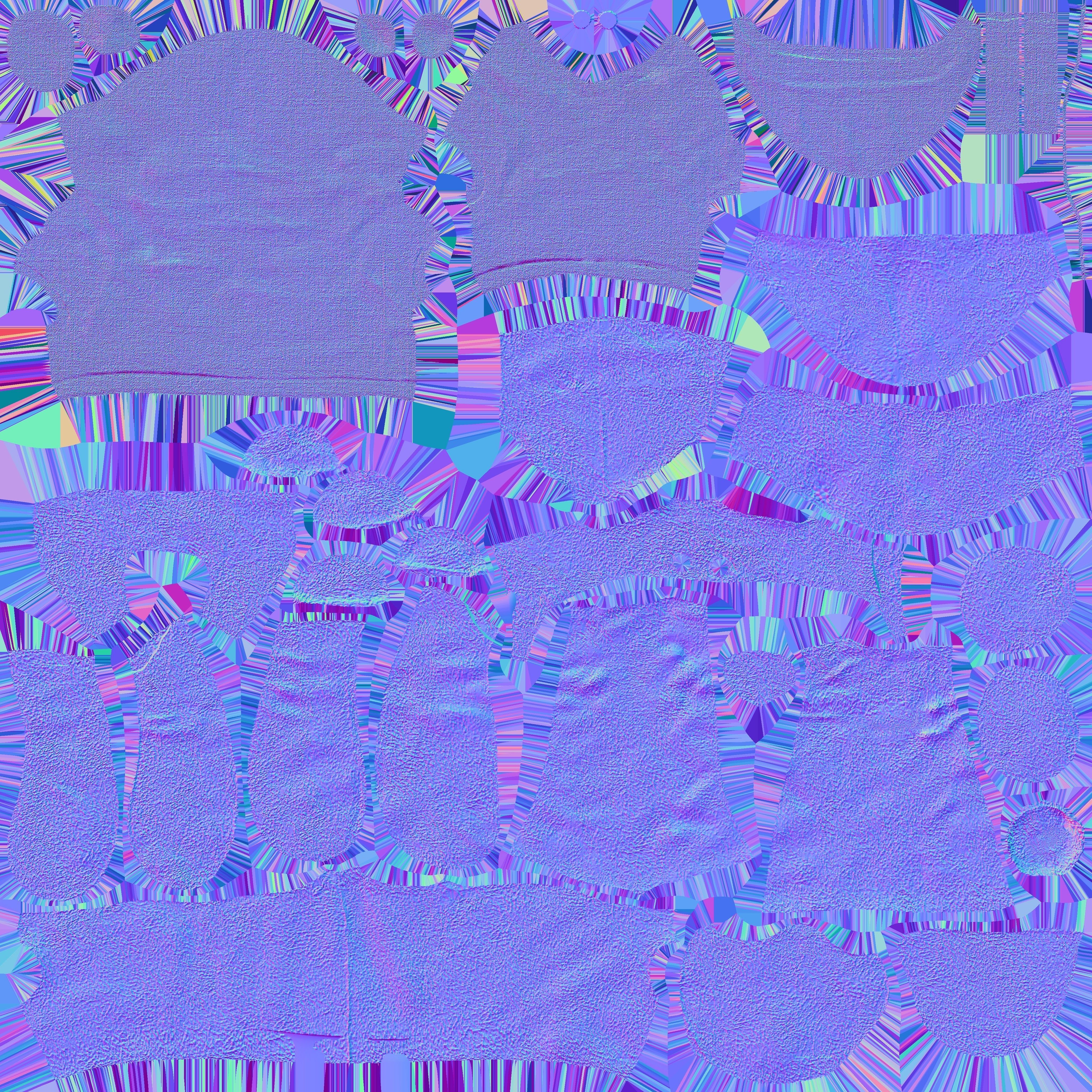 Game Ready Hoodie Teddy Bear Low-poly 3D model_14