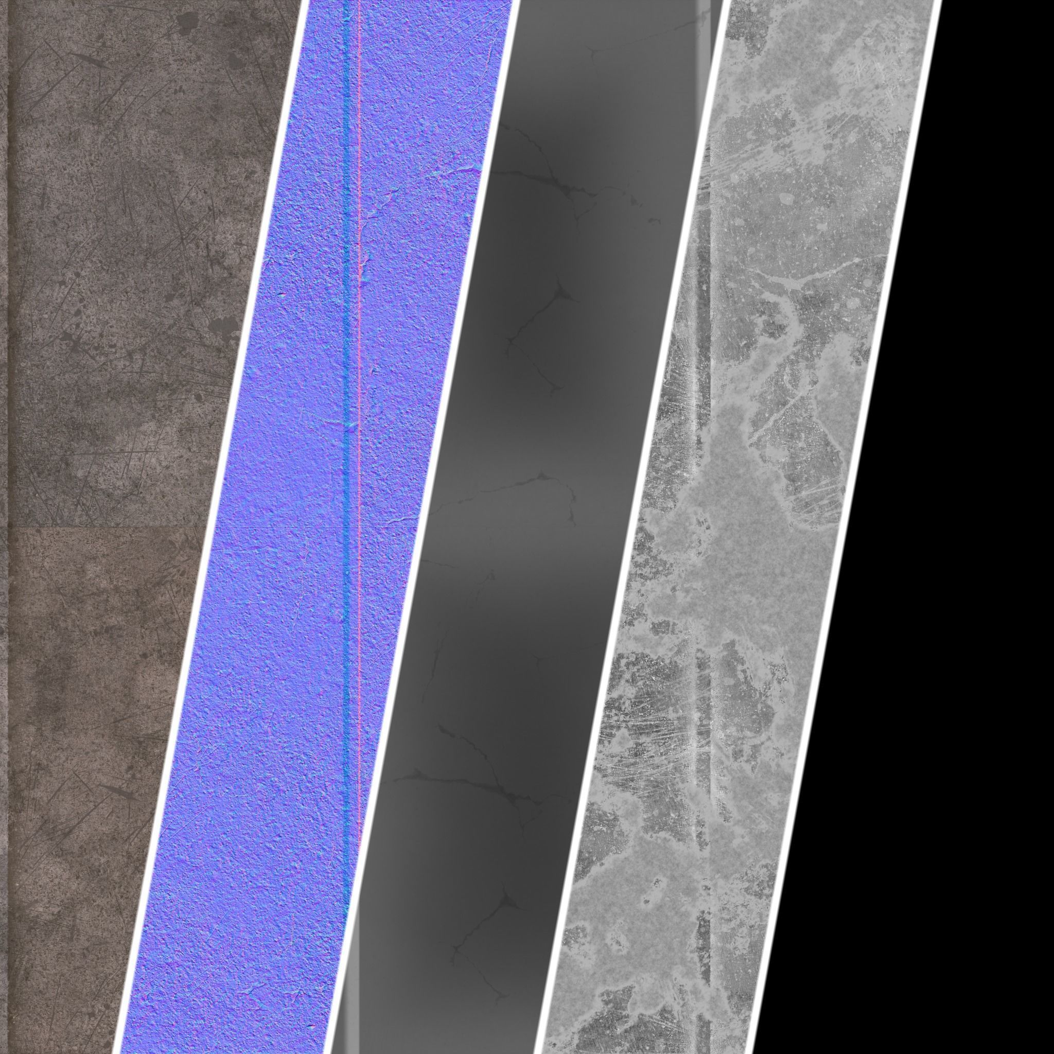 Plaster Materials 33- Plaster Wall Tiling sbsar Pbr seamless Texture_6