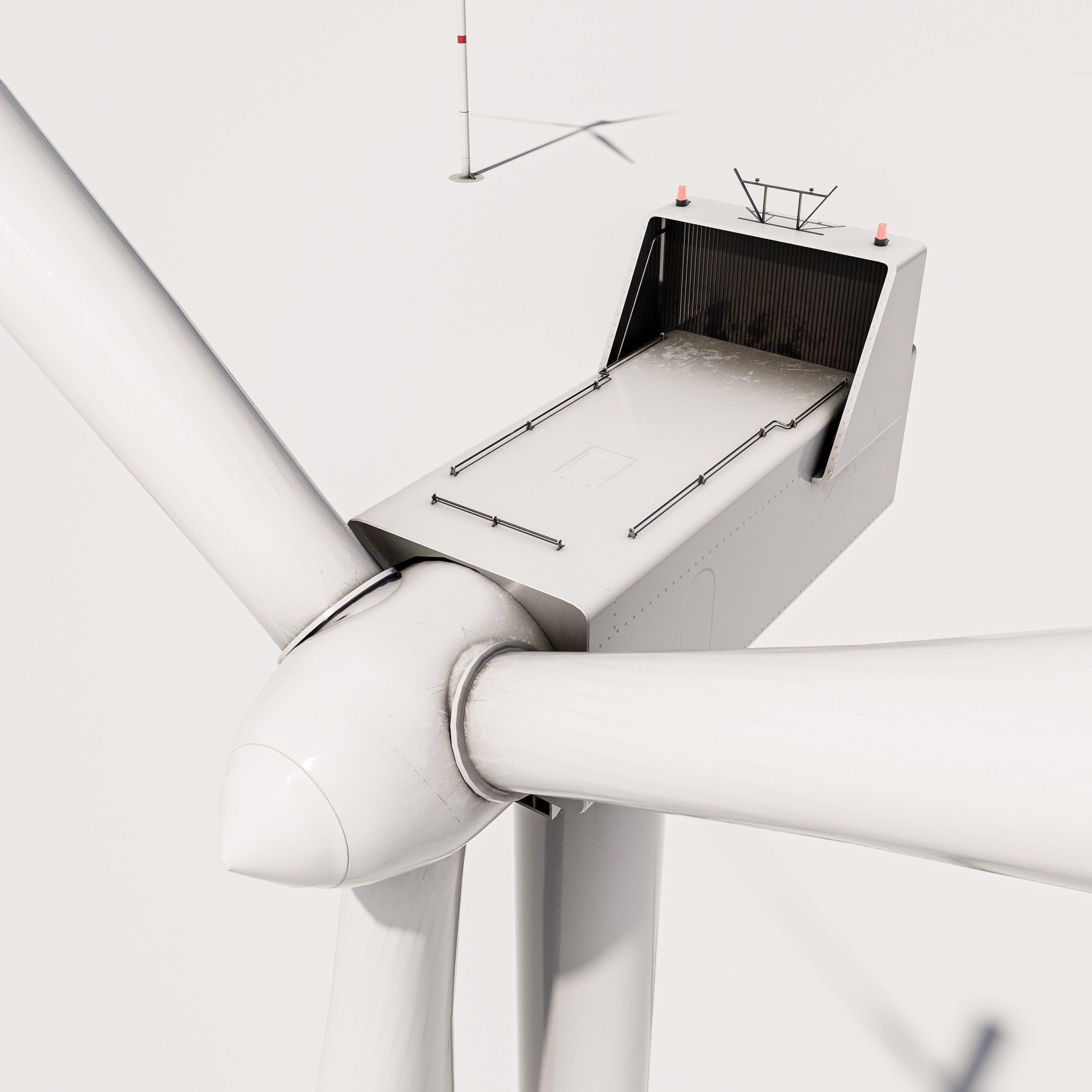 Wind Turbine Pack Low-poly 3D model_7