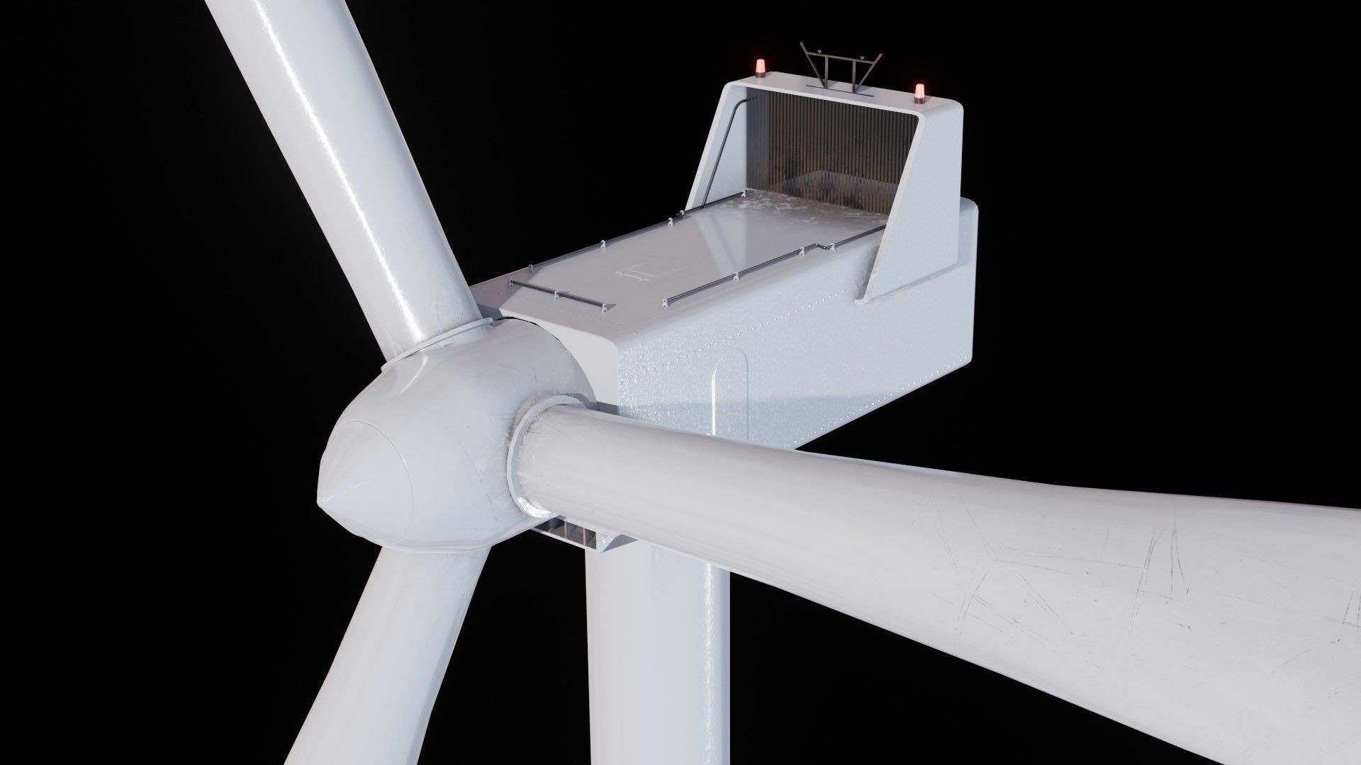 Wind Turbine Pack Low-poly 3D model_8