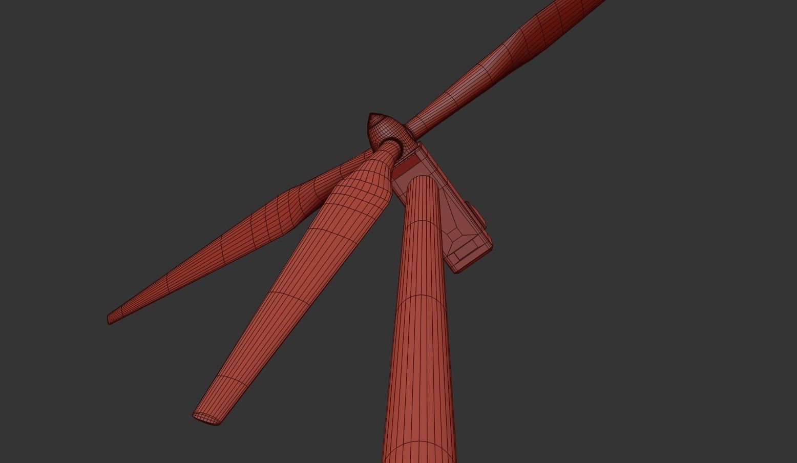 Wind Turbine Pack Low-poly 3D model_29