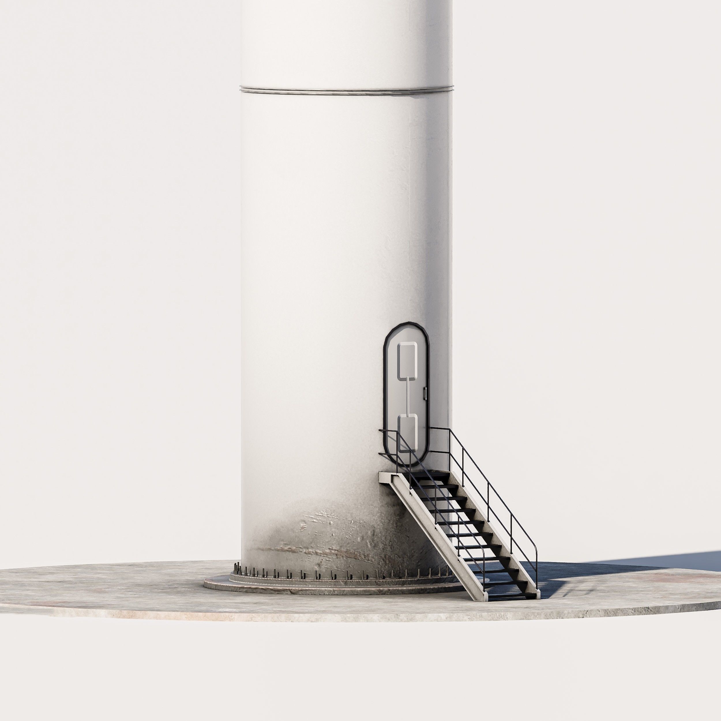 Wind Turbine Pack Low-poly 3D model_13