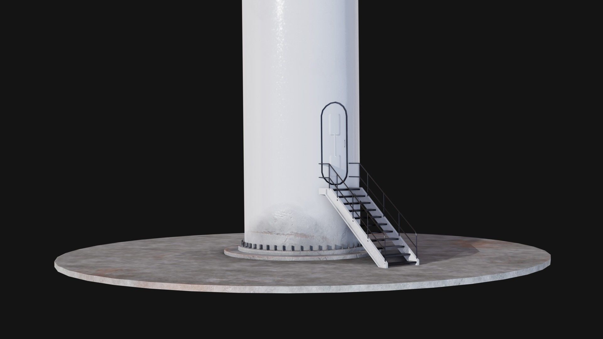 Wind Turbine Pack Low-poly 3D model_12