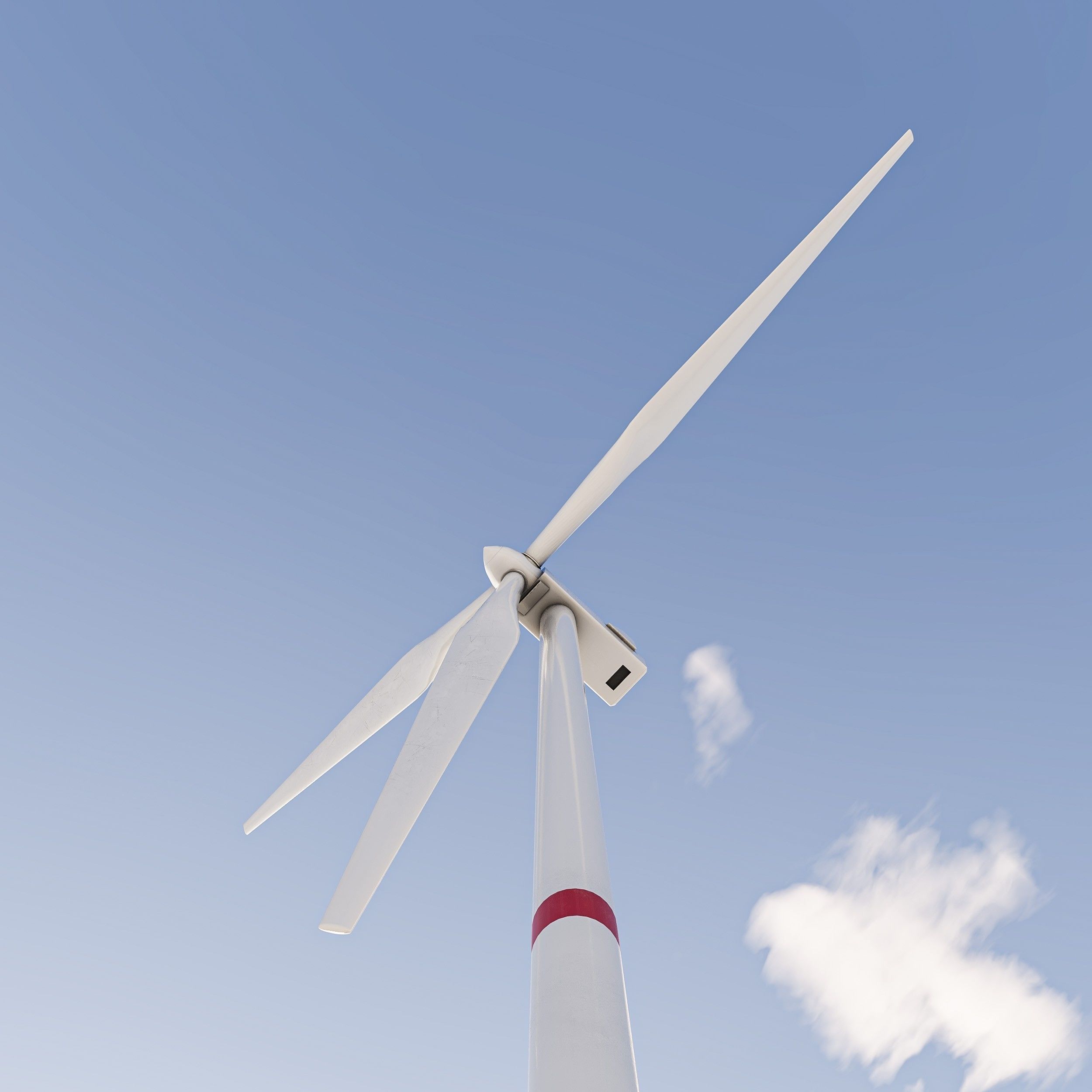 Wind Turbine Pack Low-poly 3D model_21