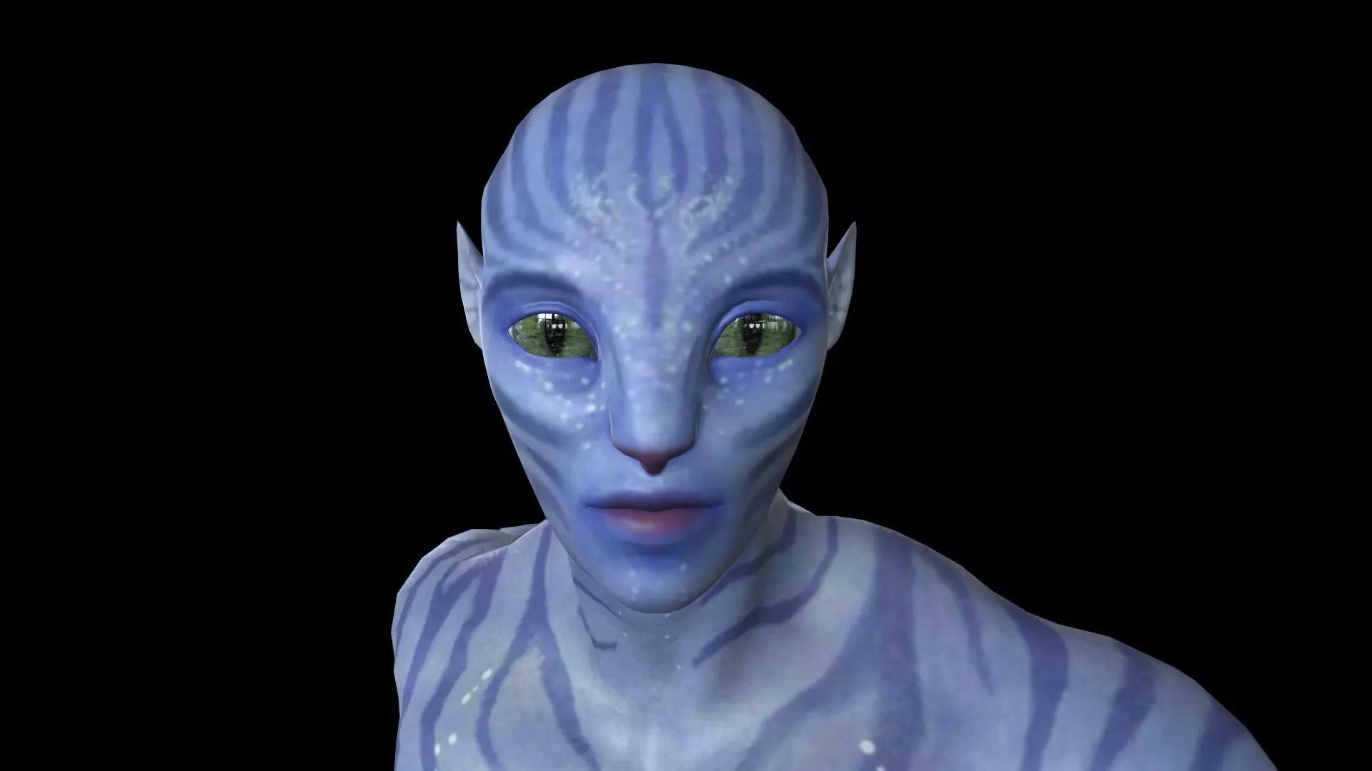 AVTR004 Avatar Running Animation 3D model_0