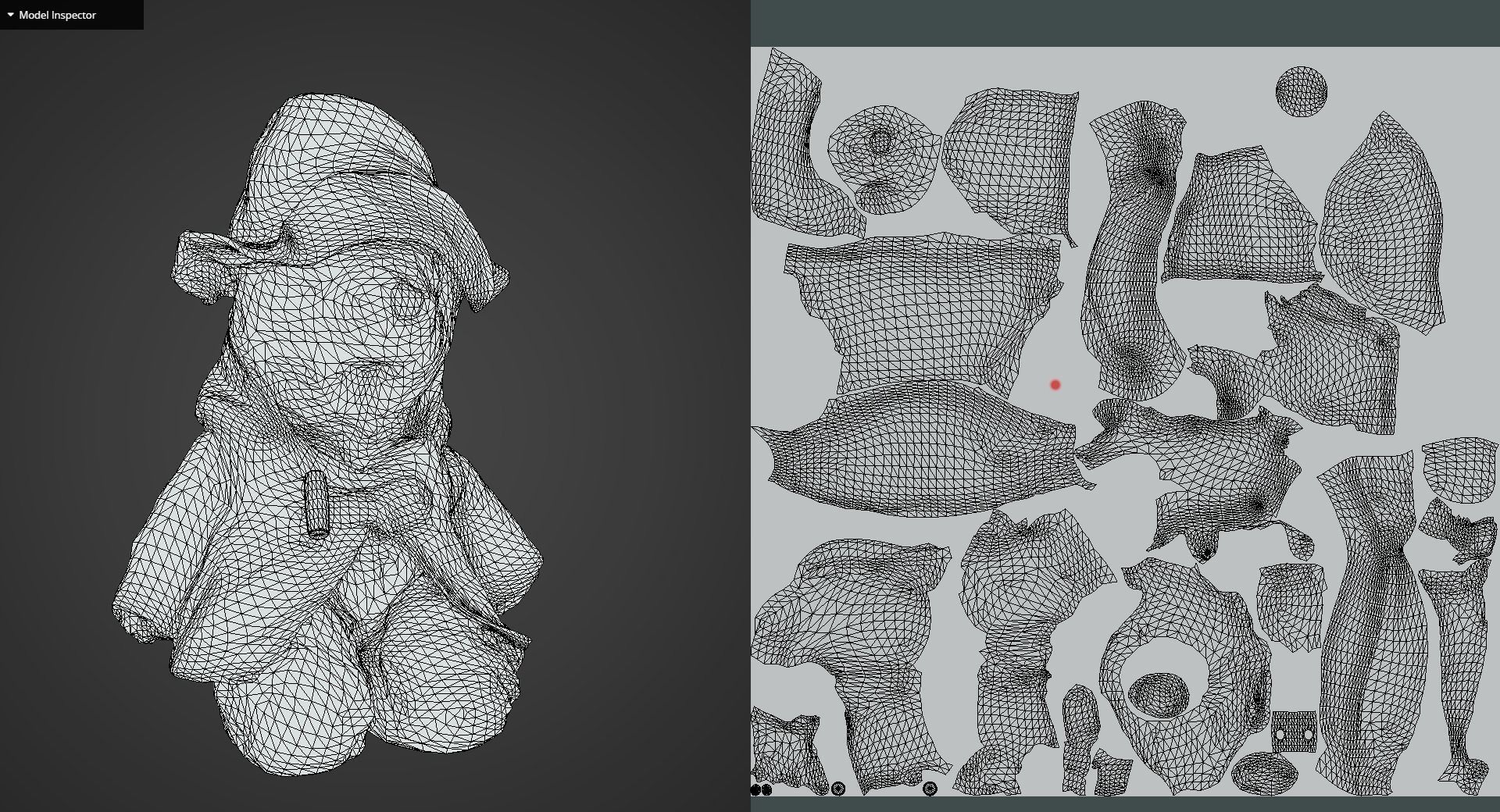 Game Ready Old Teddy Bear Low-poly 3D model_13