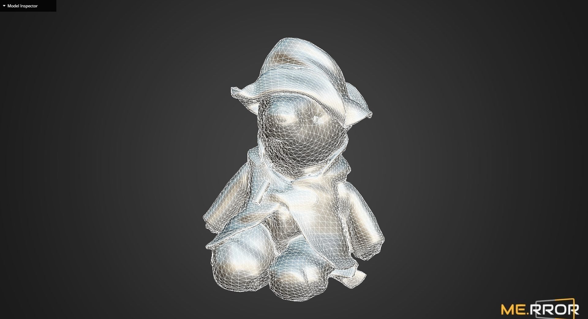 Game Ready Old Teddy Bear Low-poly 3D model_11