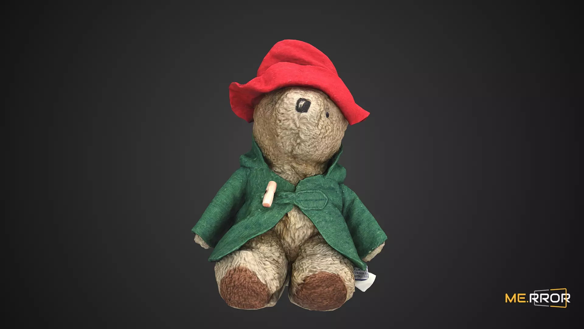 Game Ready Old Teddy Bear Low-poly 3D model_0