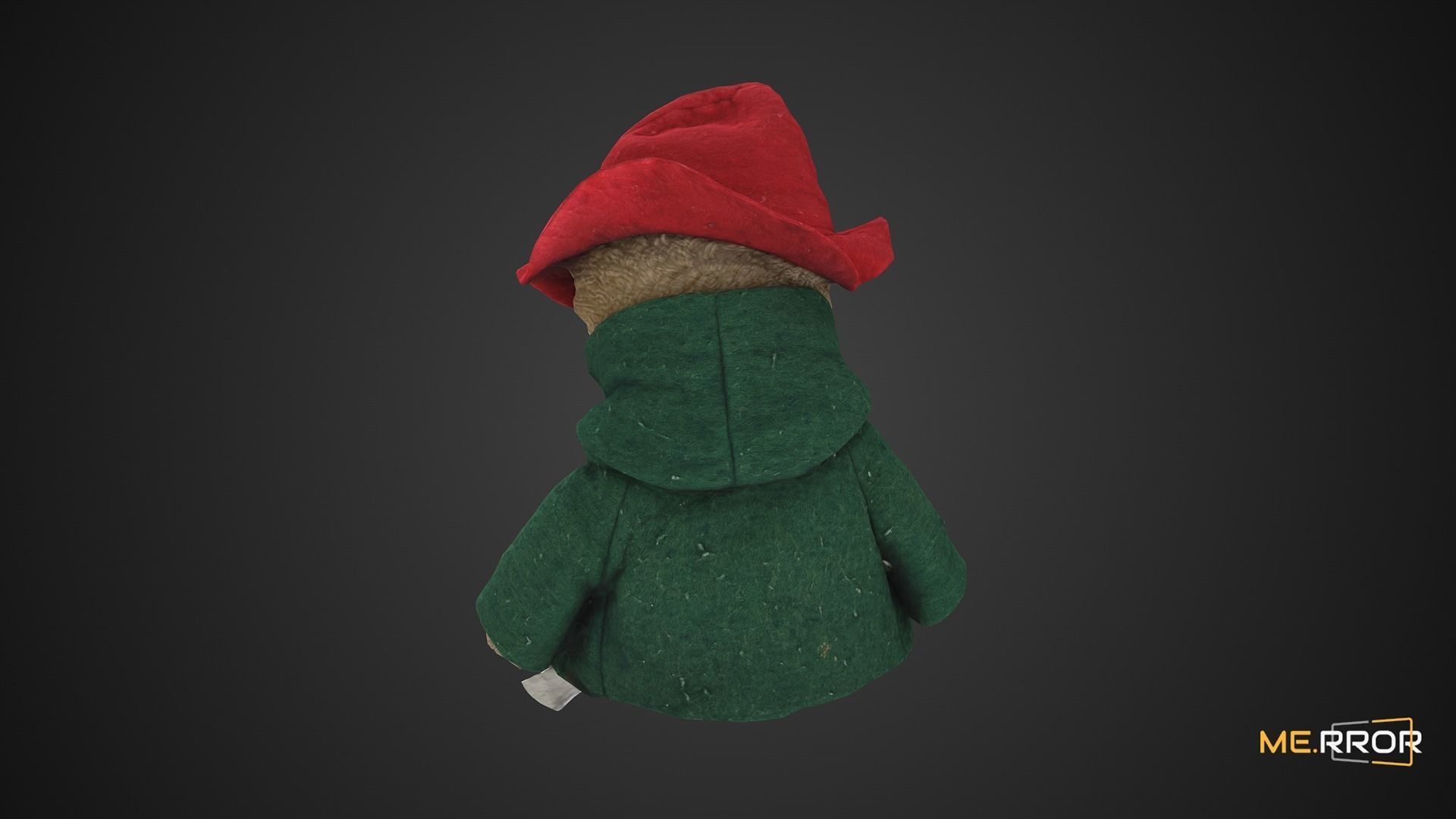 Game Ready Old Teddy Bear Low-poly 3D model_4