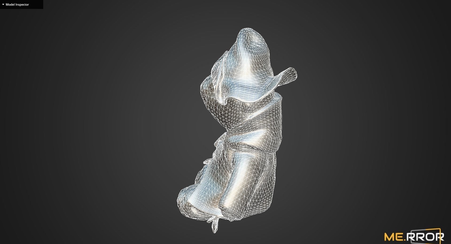 Game Ready Old Teddy Bear Low-poly 3D model_10