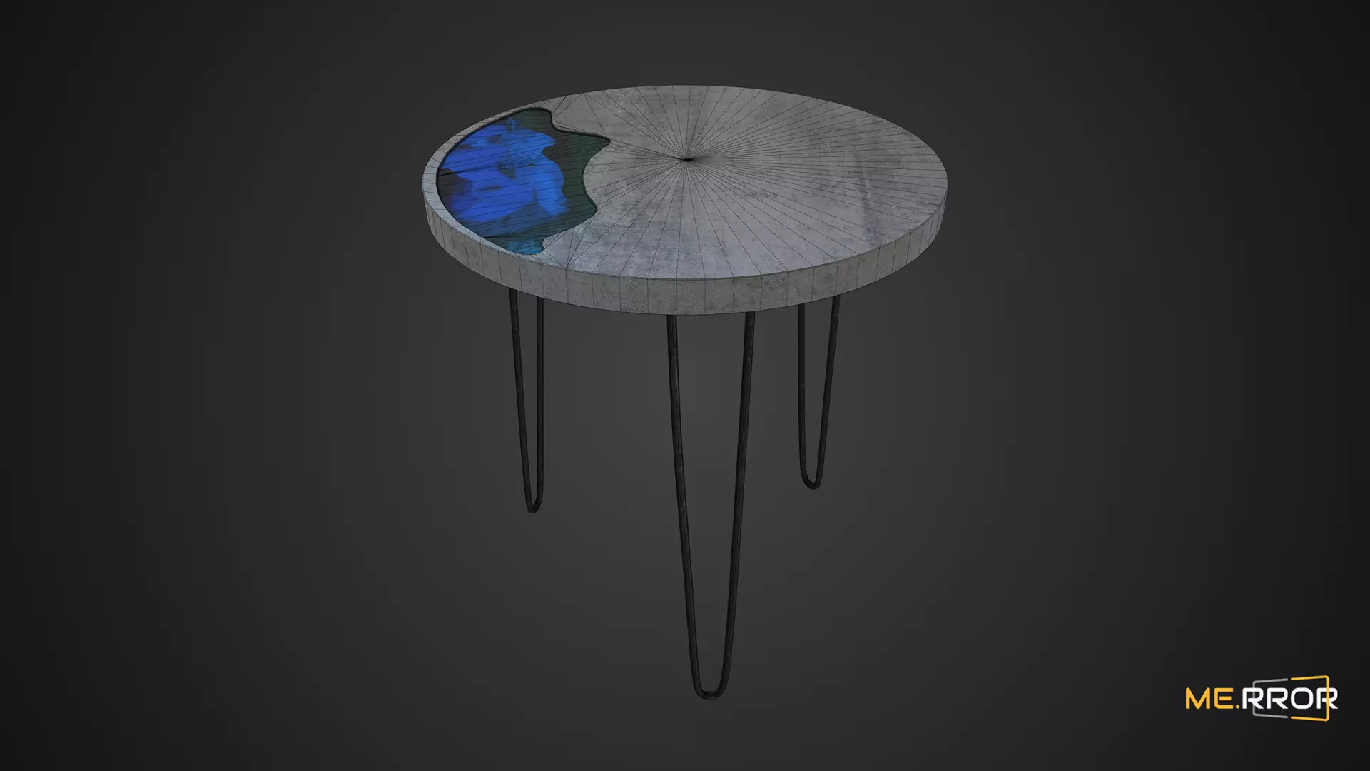 Game Ready Modern Table Low-poly 3D model