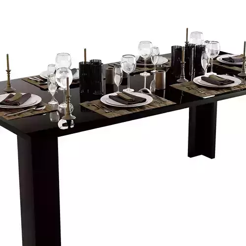 Table Setting Decorative 3D model
