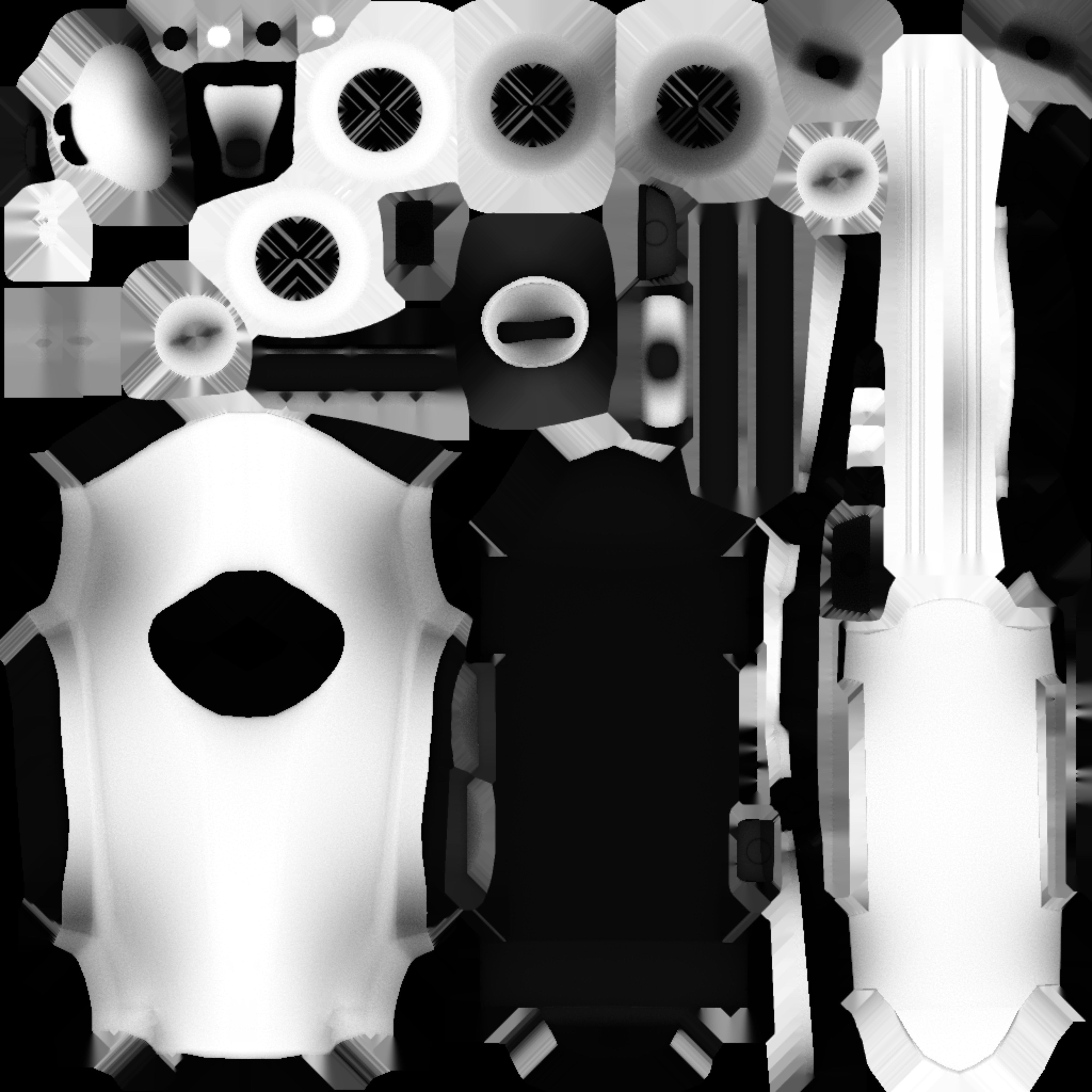 Game Ready Old Toy Car Low-poly 3D model_17