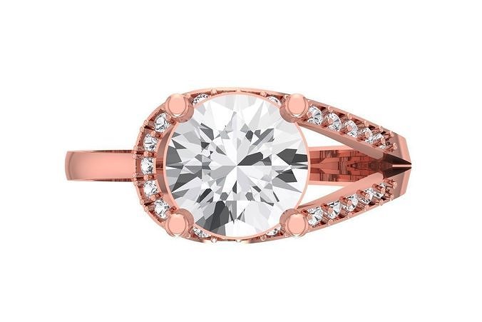 Women Ring 3dm STL OBJ FBX Renders Details 3D print model