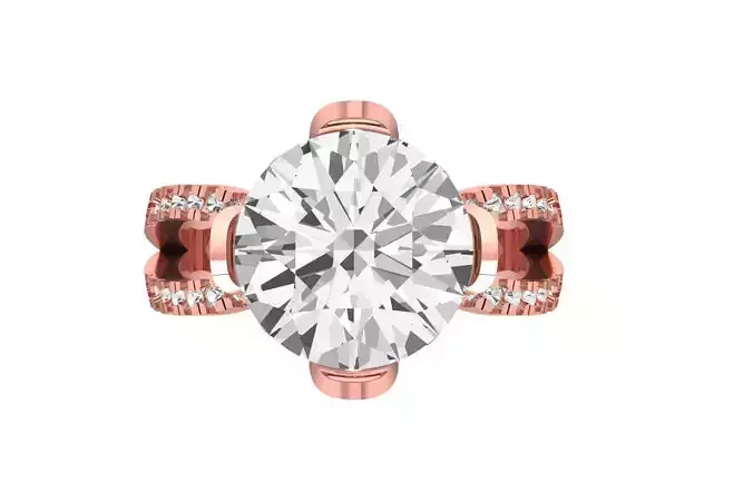 Women Ring 3dm STL OBJ FBX Renders Details