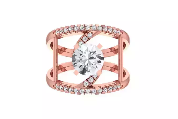 Women Ring 3dm STL OBJ FBX Renders Details