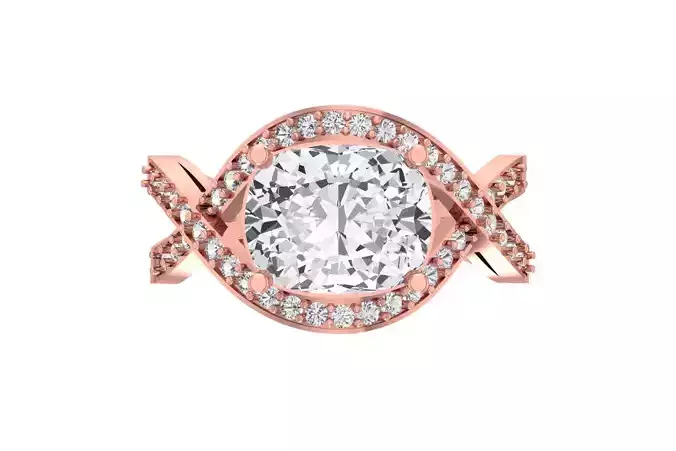 Women Ring 3dm STL OBJ FBX Renders Details