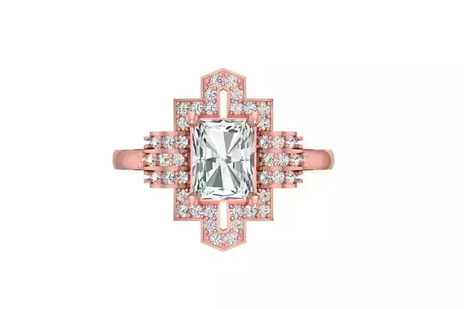 Women Ring 3dm STL  Renders Details