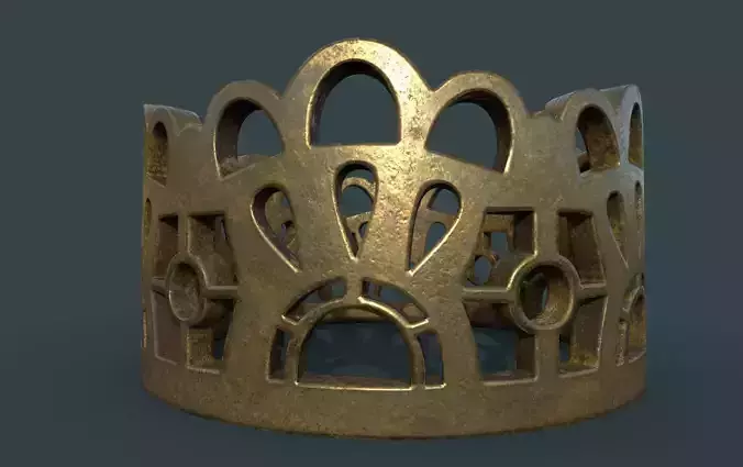 Crown Ring 3D Print