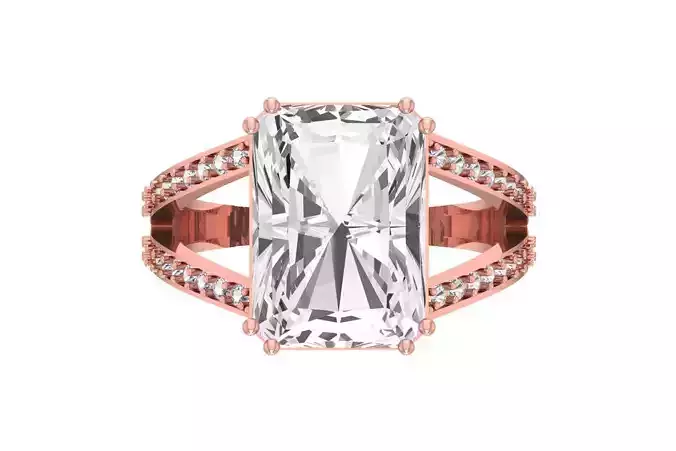 Women Ring 3dm STL OBJ FBX Renders Details