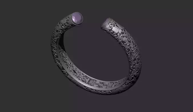 Engraved Ring 3D Print 3D print model