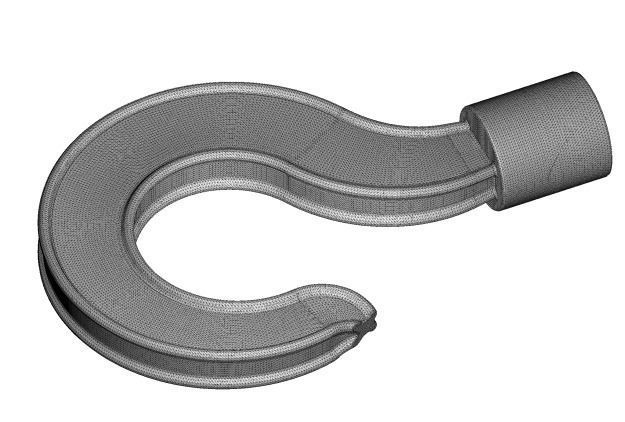 Rusty Crane Hook 3D model_4