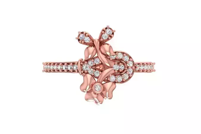 Women Rings 3dm STL OBJ FBX Renders Details