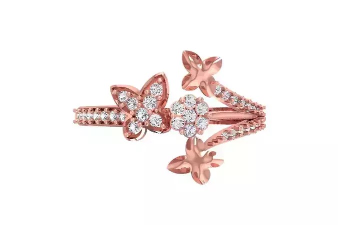 Women Rings 3dm STL OBJ FBX Renders Details