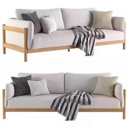 Sofa Aubin 3D model