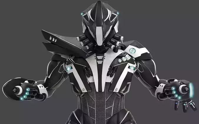 Mech Soldier 3D Printable