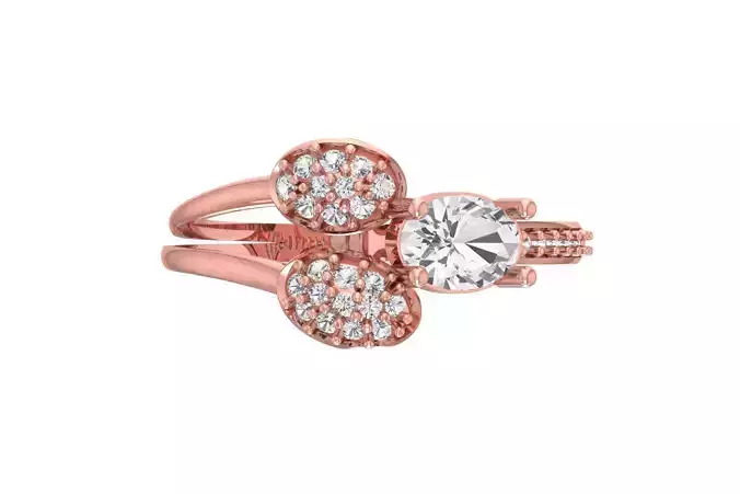 Women Rings 3dm STL OBJ FBX Renders Details