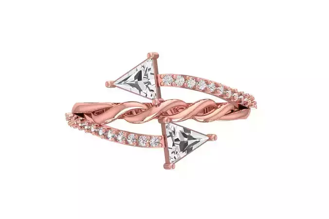 Women Rings 3dm STL OBJ FBX Renders Details