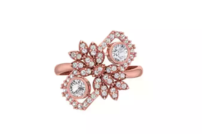 Women Rings 3dm STL OBJ FBX Renders Details