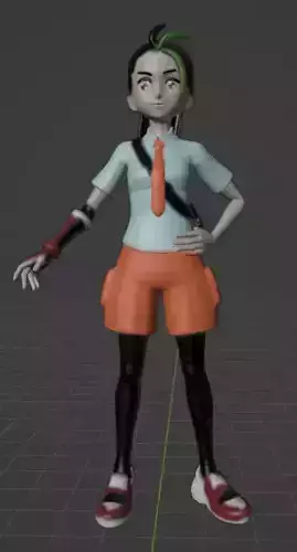 Nemona pokemon trainer 