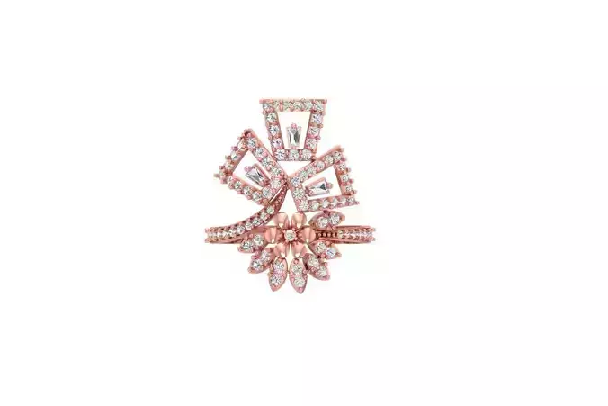 Women Rings 3dm STL OBJ FBX Renders Details