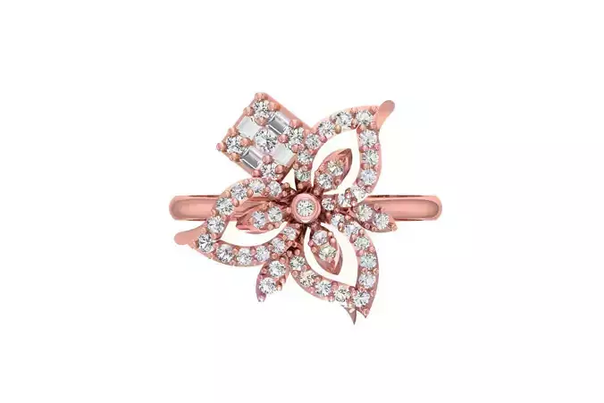 Women Rings 3dm STL OBJ FBX Renders Details