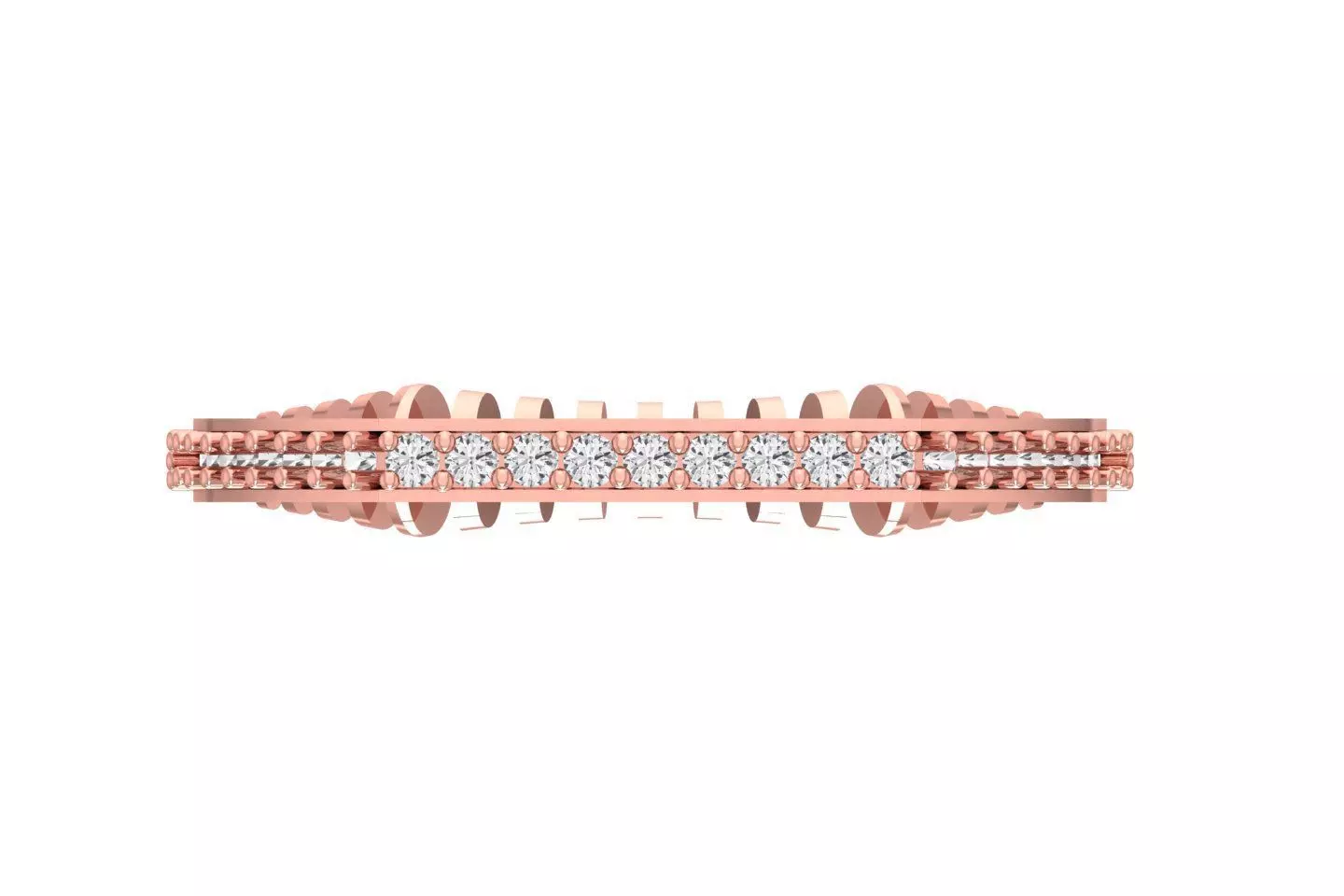 Women Rings 3dm STL OBJ FBX Renders Details 3D print model_0