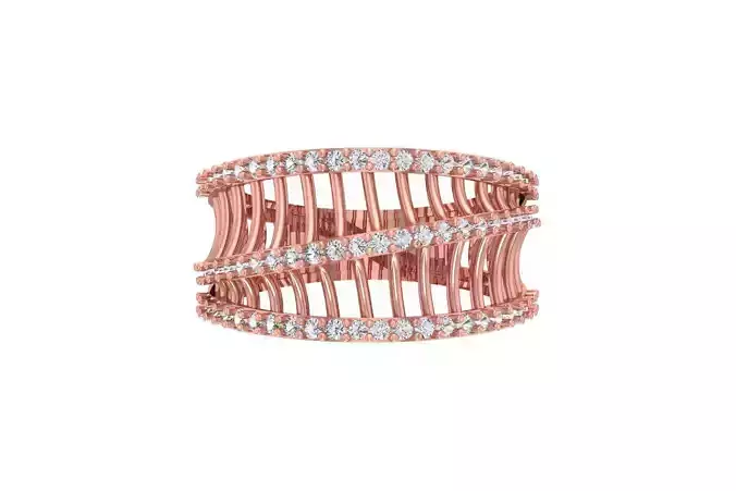 Women Rings 3dm STL OBJ FBX Renders Details