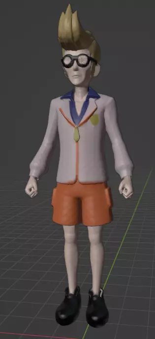 clive  pokemon trainer 3D print model_0