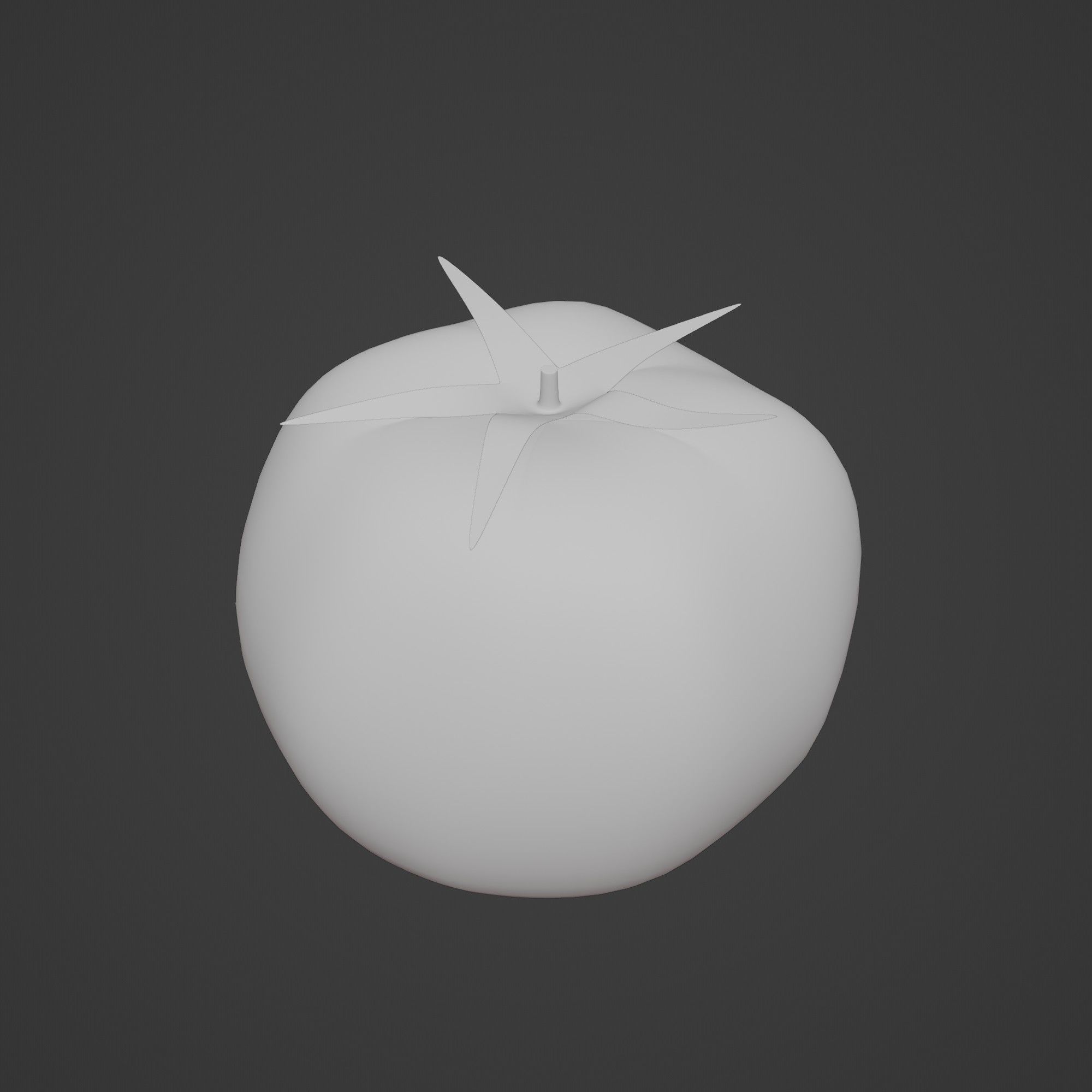 A Tomato Free low-poly 3D model_2
