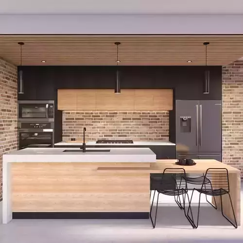 Brick Kitchen 