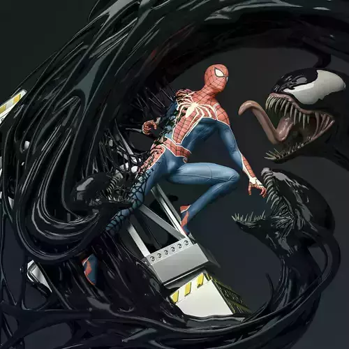 SPIDERMAN VS SYMBIONT