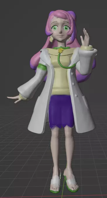 Miriam school nurse 3D print model_0