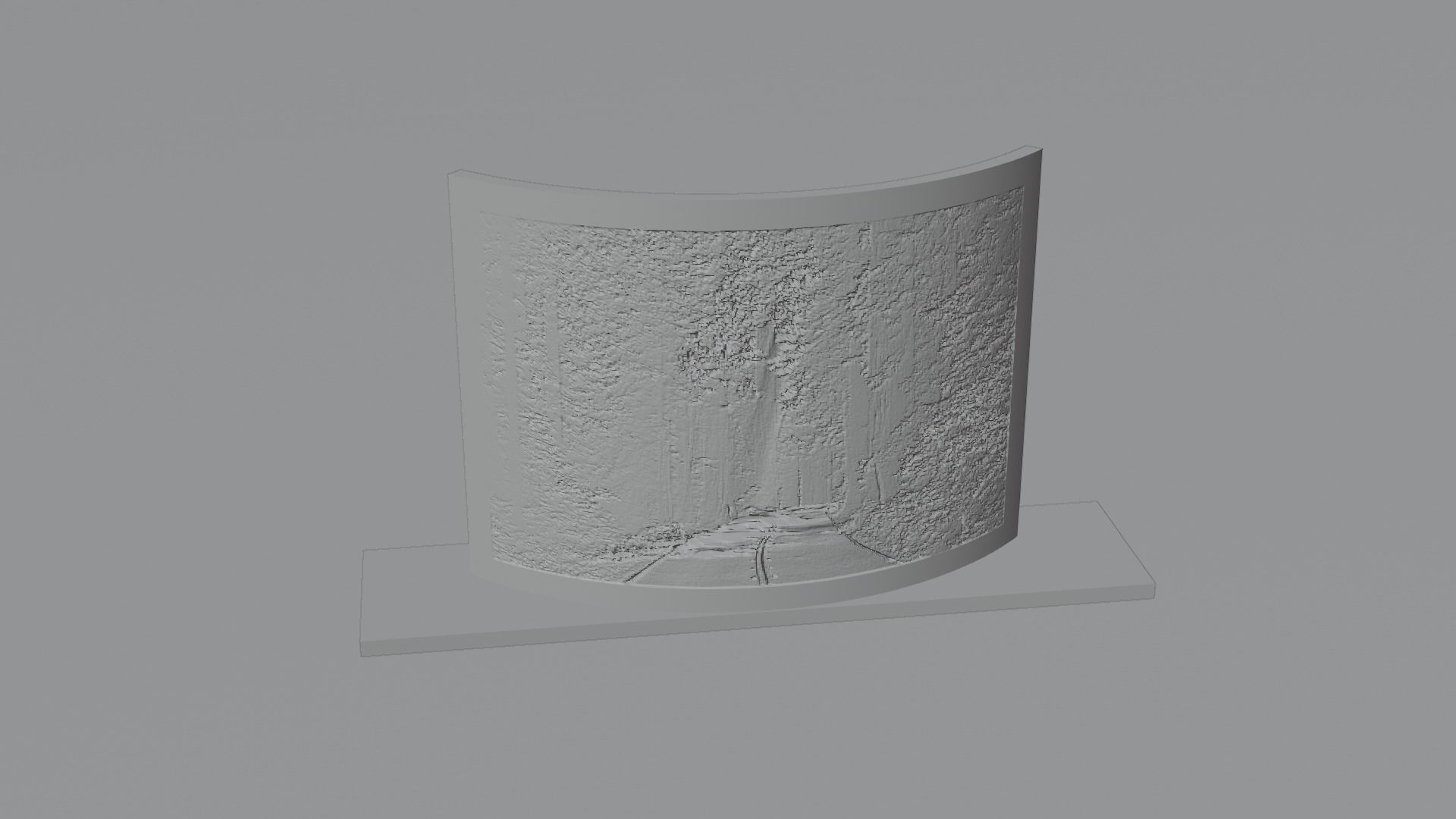 Nature Lithophane 3d print 3D print model_2