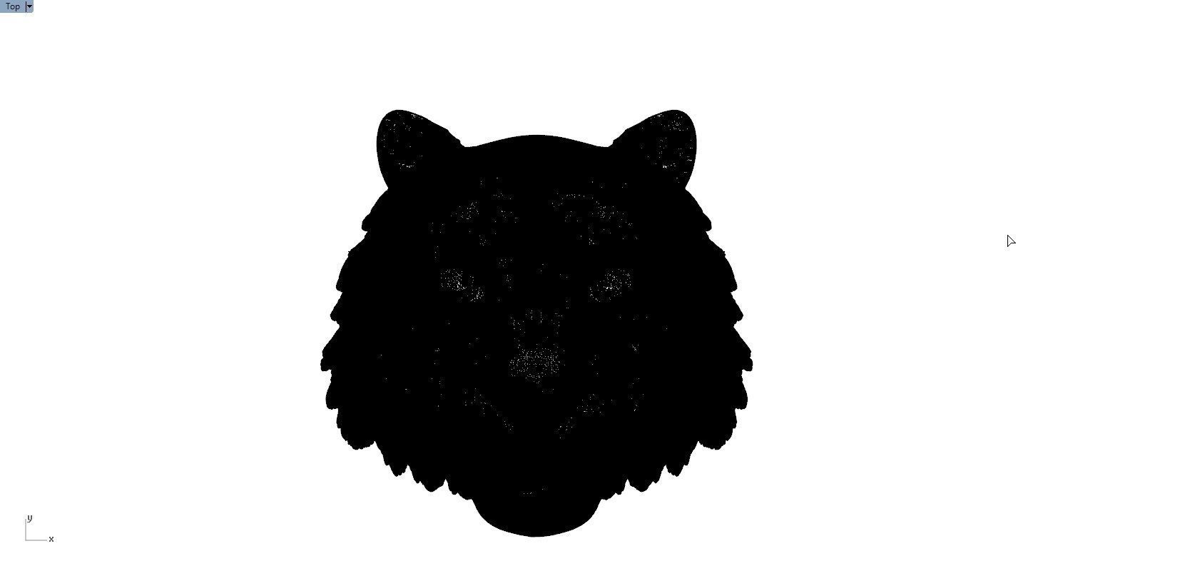 TIGER PENDENT  3D print model_8