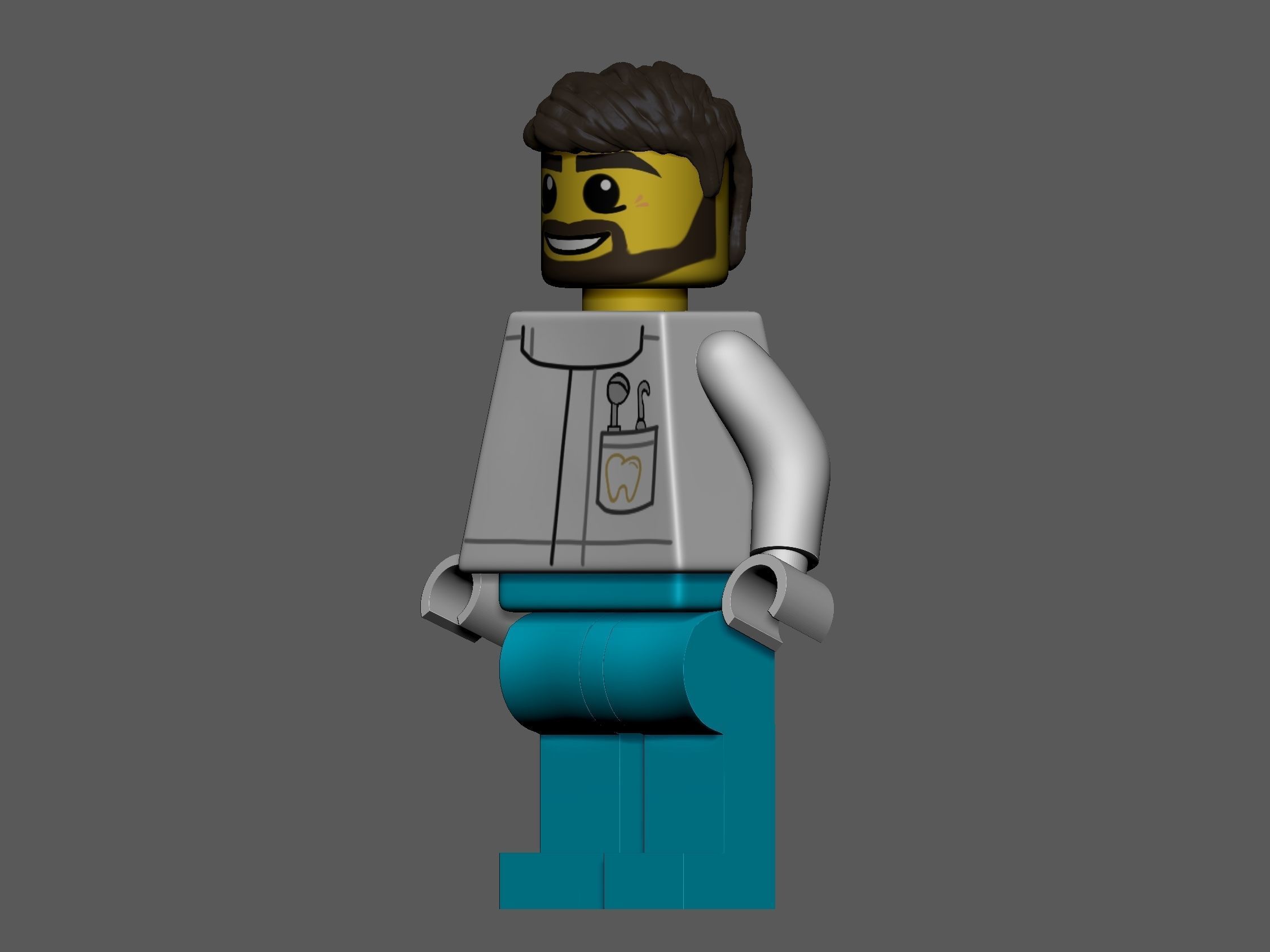 LEGO dentist Free 3D print model_1