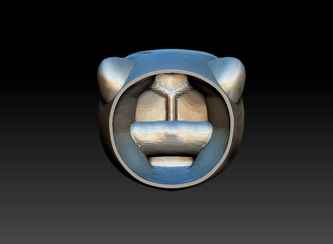JAGUAR BANGLE 3D print model_7