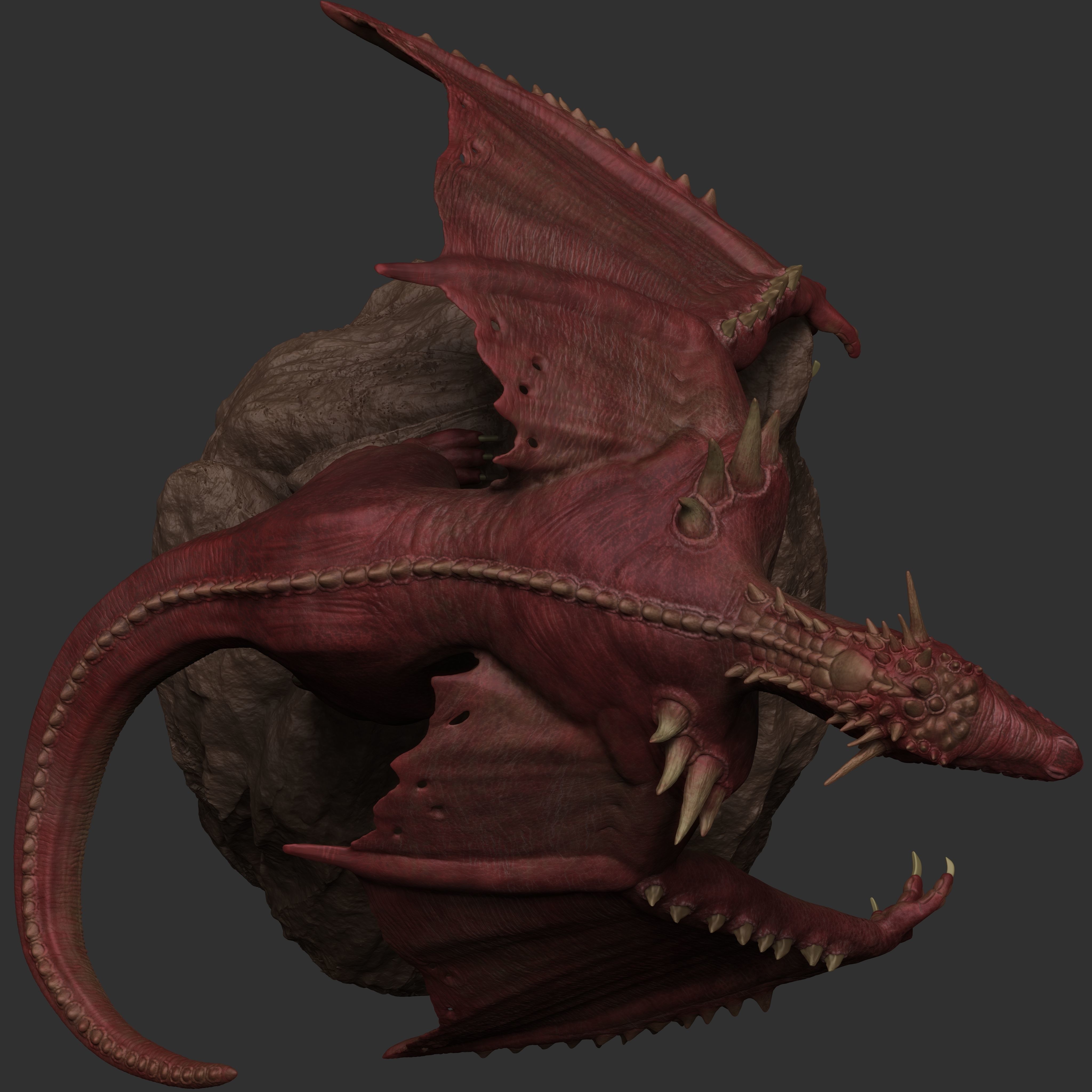 Wervyn Dragon 3D Print Model 3D print model_2